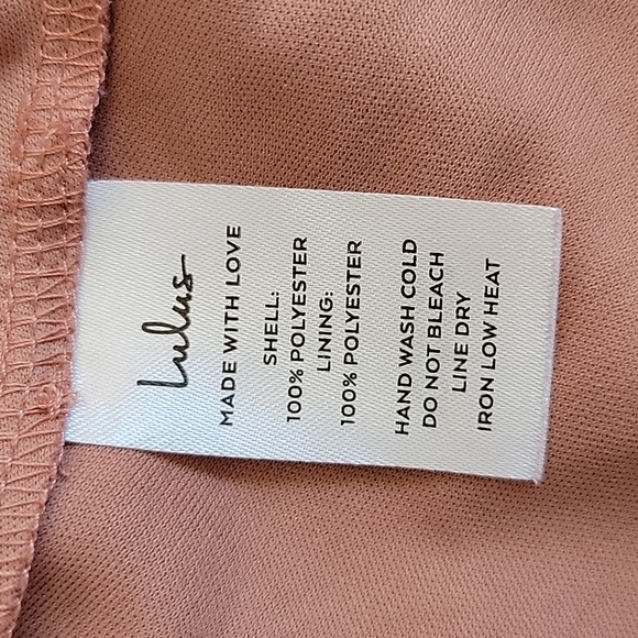 Lulu's All Mine Rusty Rose Floral Print High-Low Wrap Dress/ M. - Picture 11 of 13